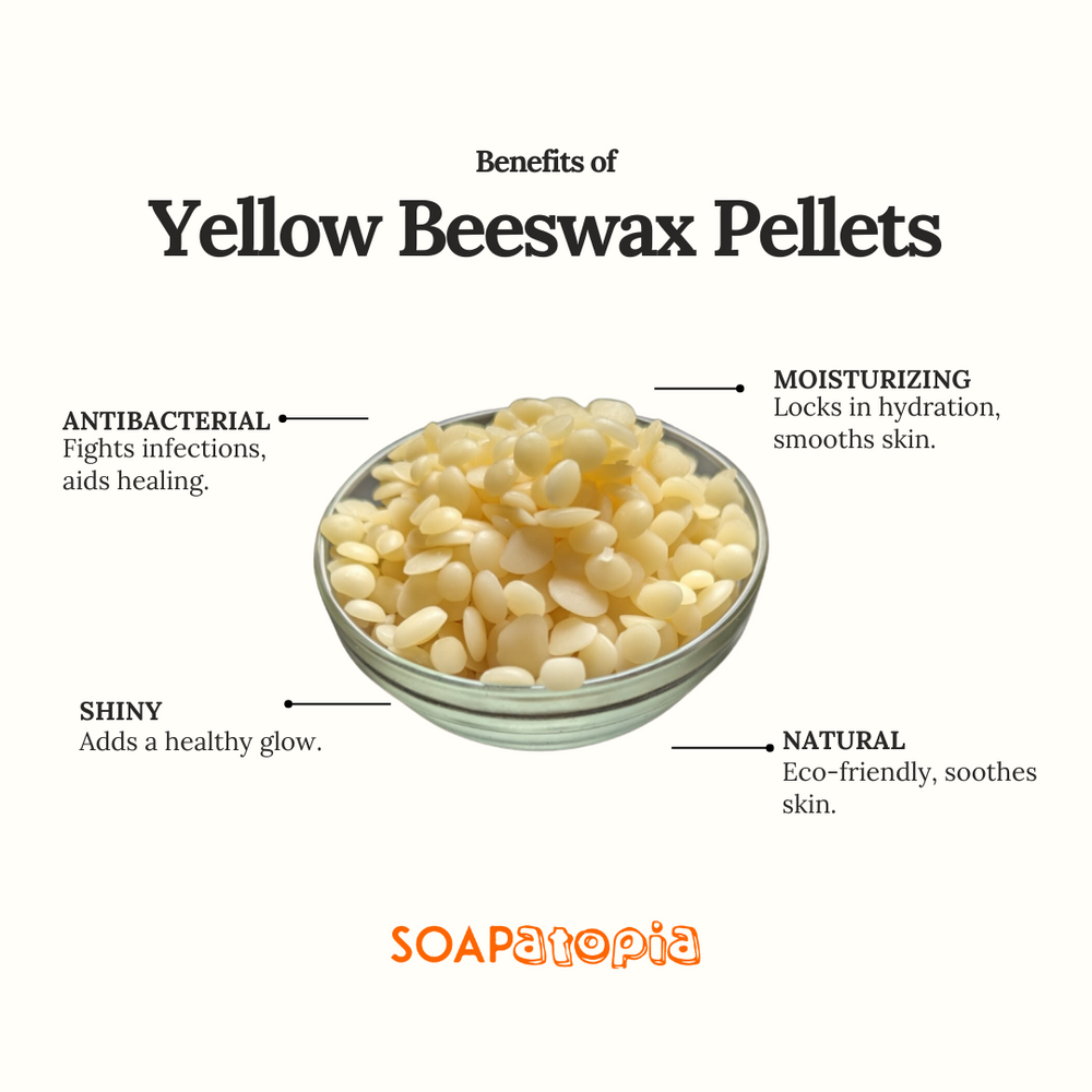 Yellow Beeswax Pellets