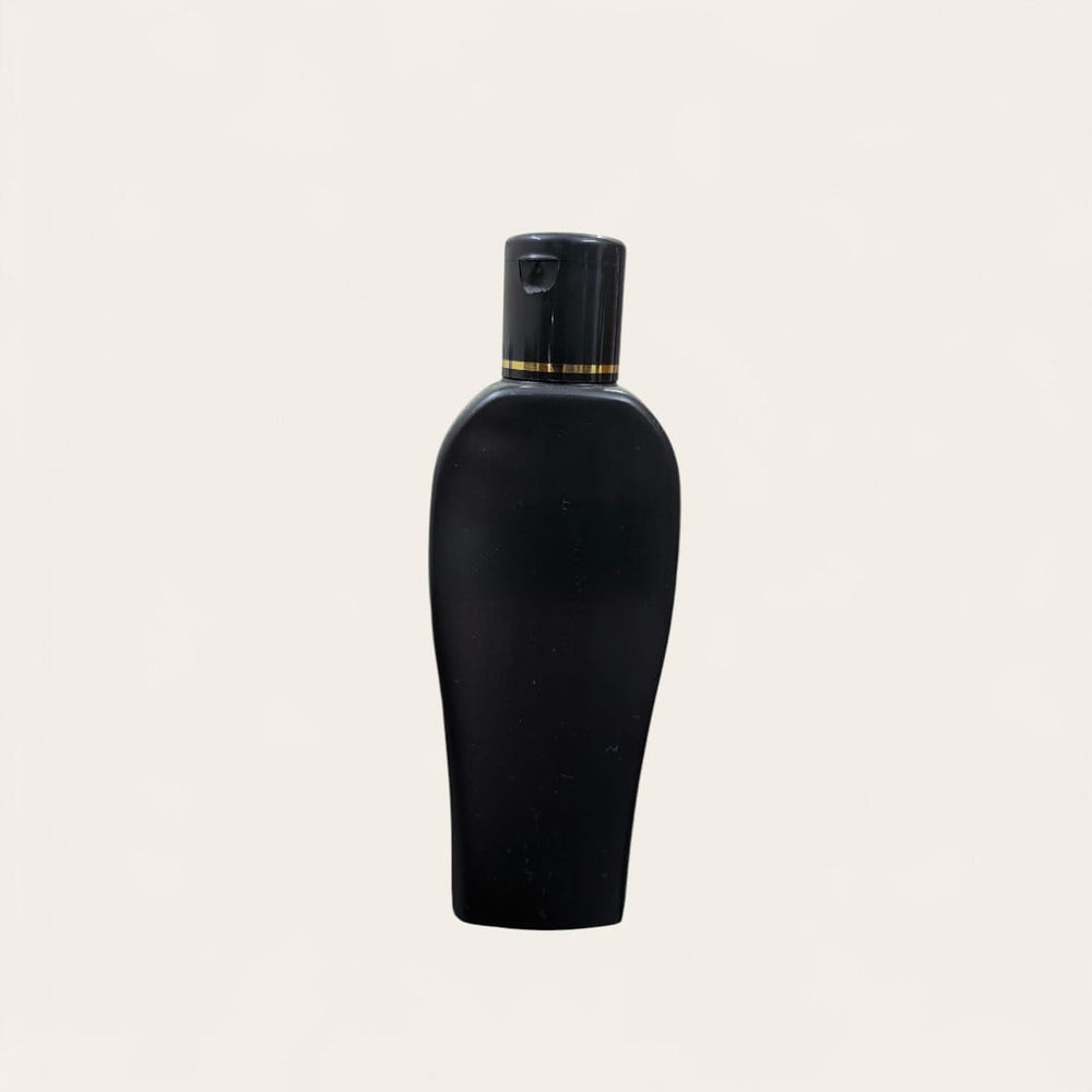 100 ml black curved pet bottle