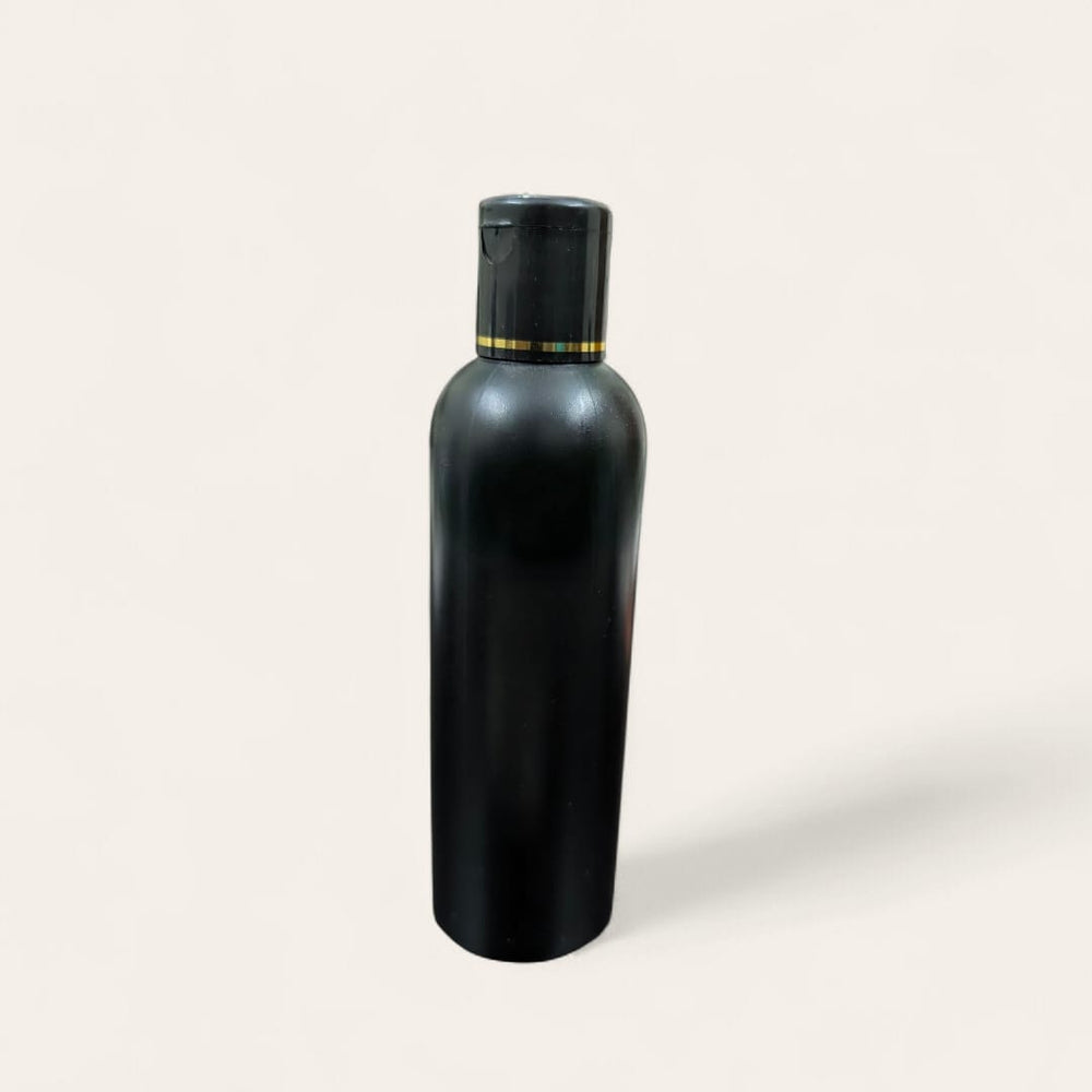 100 ml black round pet bottle