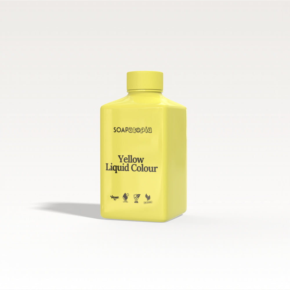 Yellow Color Liquid Bright Yellow Liquid Colour for Beauty Products | Soapatopia