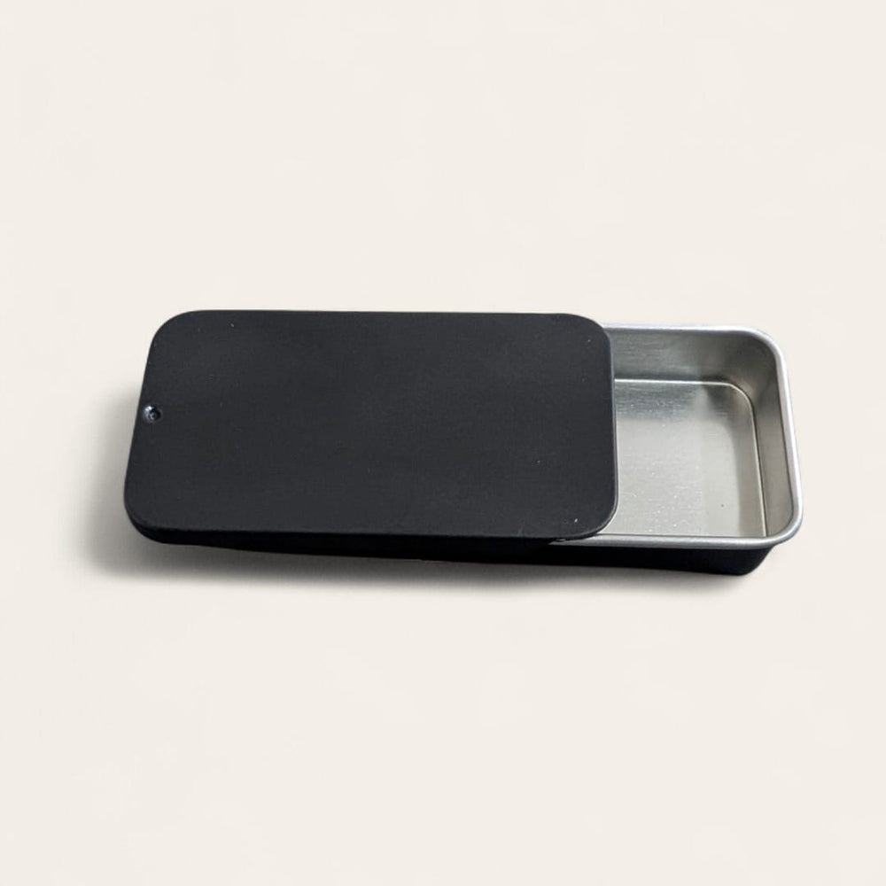 15 gms sliding tins- black