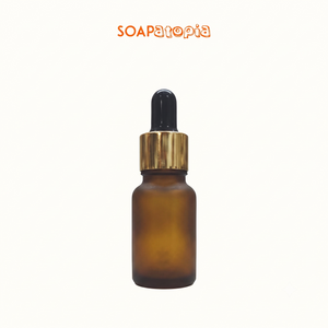15 ML Amber Glass Dropper bottle(frosted)